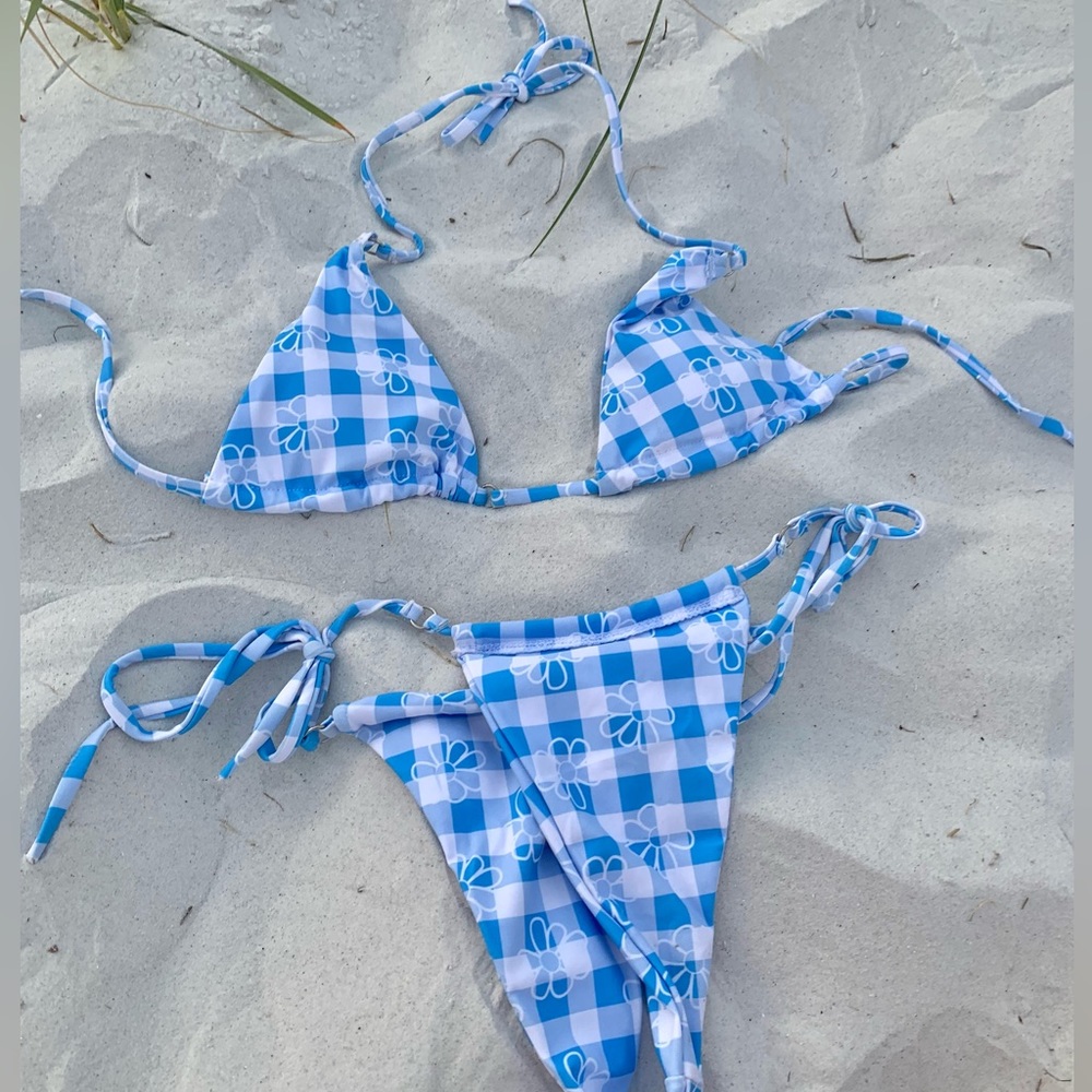 Blue and White Tallula Bikini